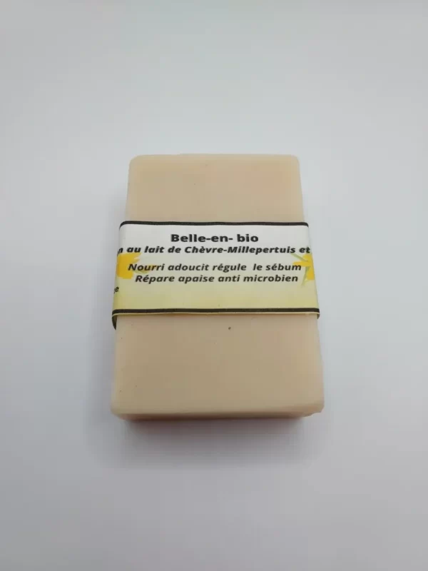 SAVON LAIT DE CHEVRE, MILLEPERTUIS, MIEL
