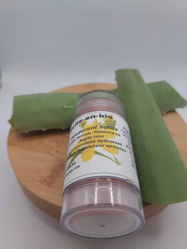 DEODORANT A L’ARGILE ROSE MILLE PERTUIS PALMAROSA