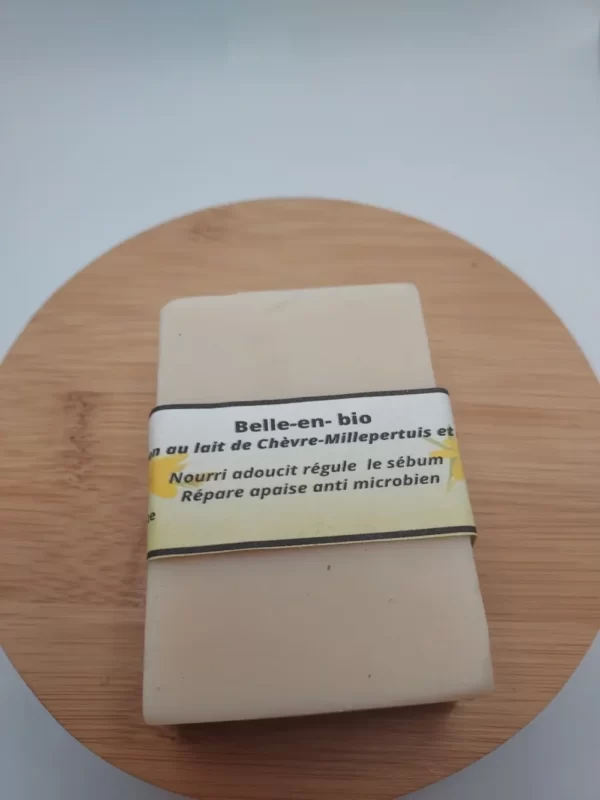 SAVON LAIT DE CHEVRE, MILLEPERTUIS, MIEL