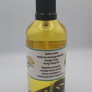 Huile de massage Baobab Ylang ylang